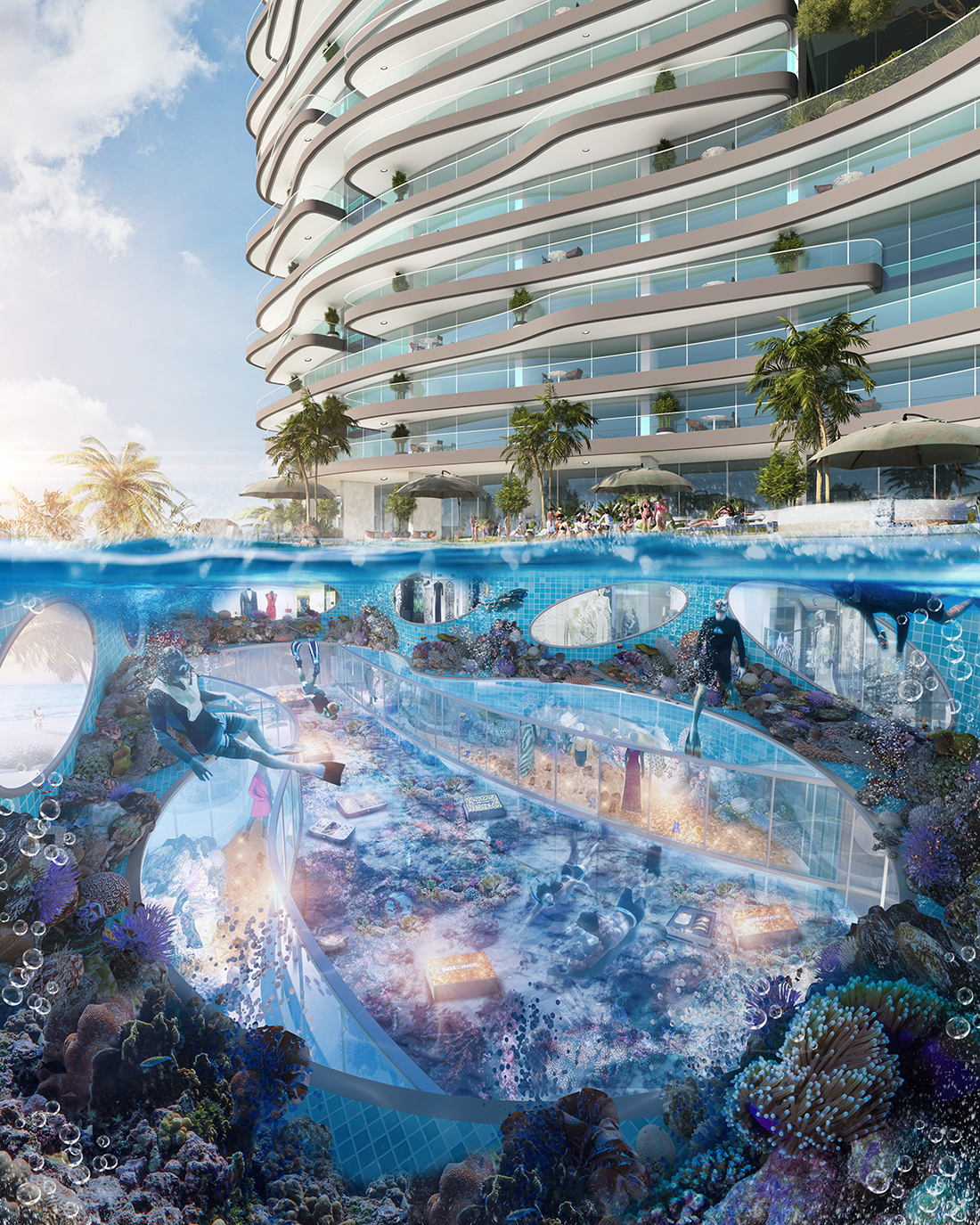 DAMAC Bay – Snorkeling Shot 02