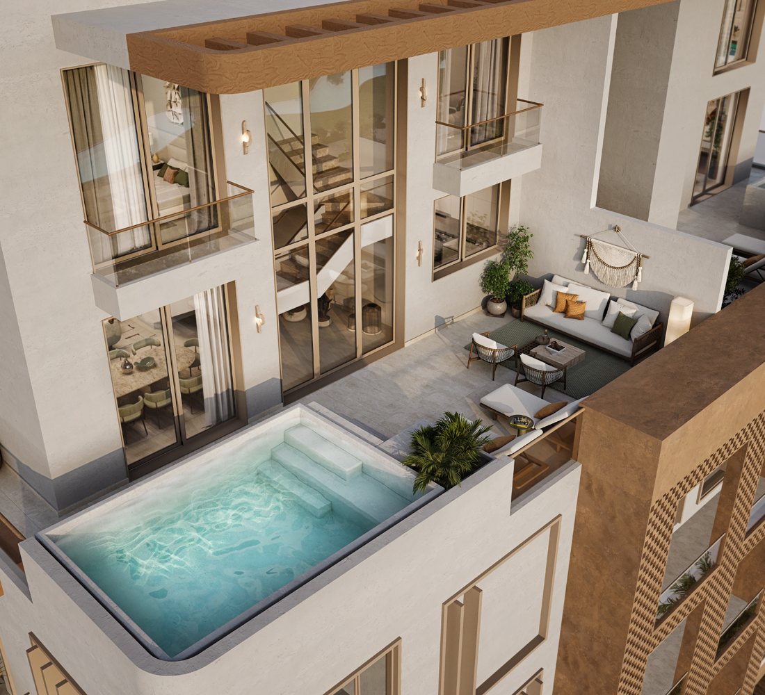0917-WZ – SkyVilla – Terrace_Cam09 Wadi Zaha – Muscat | Presented by Global Estates®