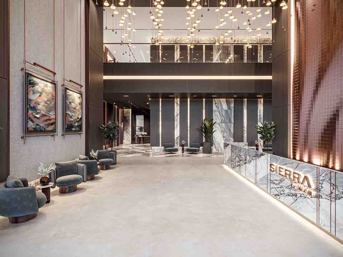 Double Height Signature Lobby 2 Sierra – Dubai | Presented by Global Estates®